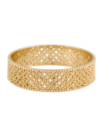 Grace Lee 14K Lace Straight Band