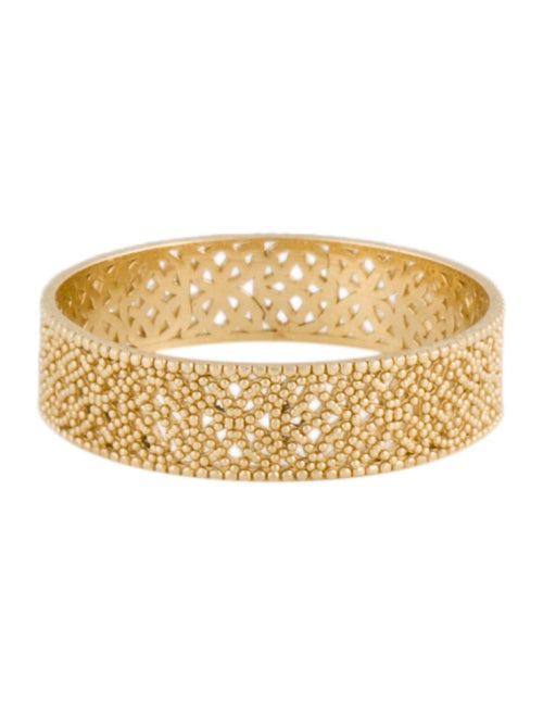 Grace Lee 14K Lace Straight Band