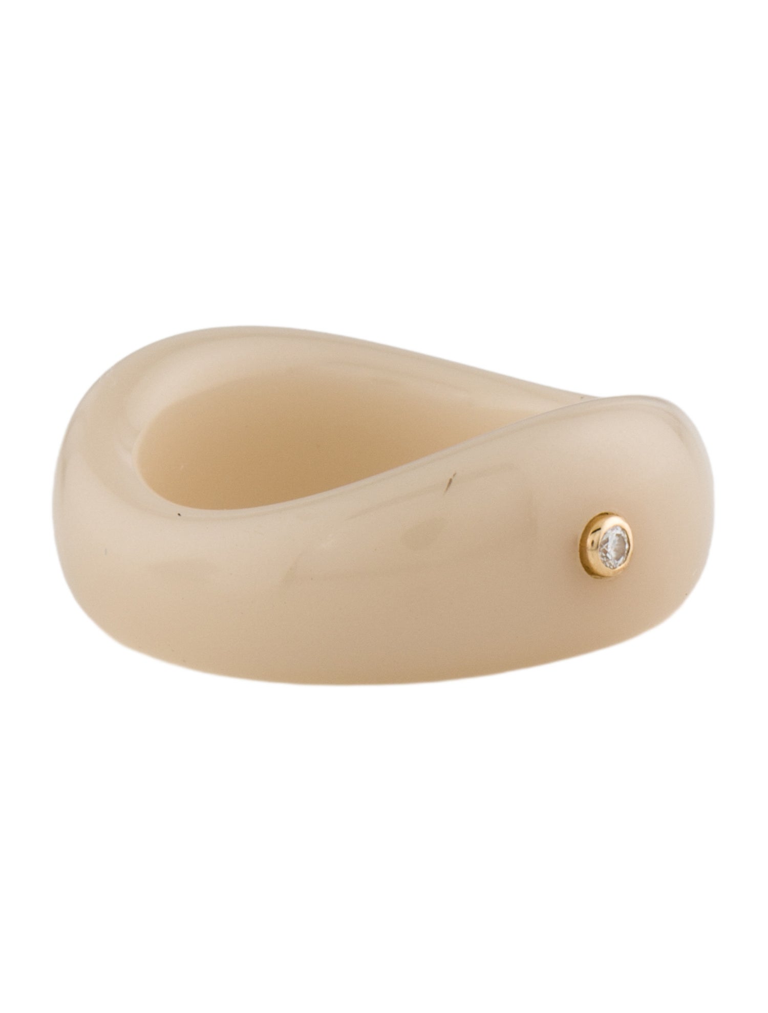 Grace Lee 14K Diamond & Resin Band