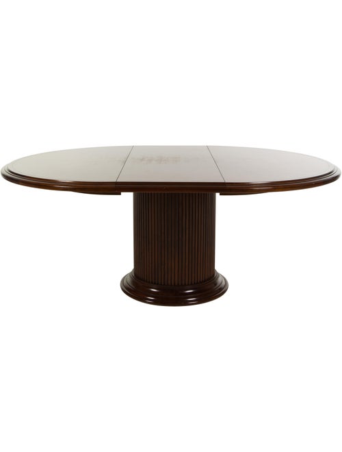 Grange Cherry Pedestal Extendable Dining Table