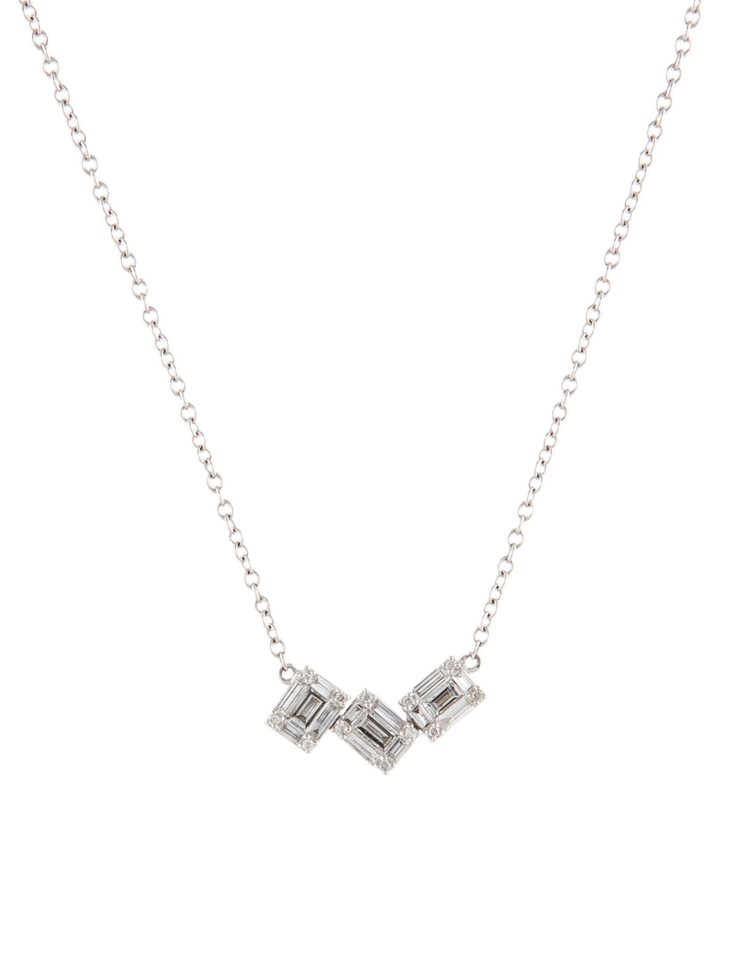 Graziela 18K Diamond & Tourmaline Ascension Cluster Necklace