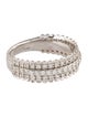 Graziela 18K Diamond Pluma 3 Row Band