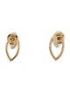Graziela 18K Diamond Pluma Marquesa Open Stud Earrings
