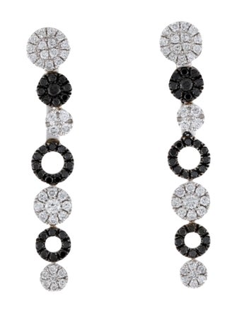 Graziela 18K 1.08ctw Diamond Adjustable Drop Earrings
