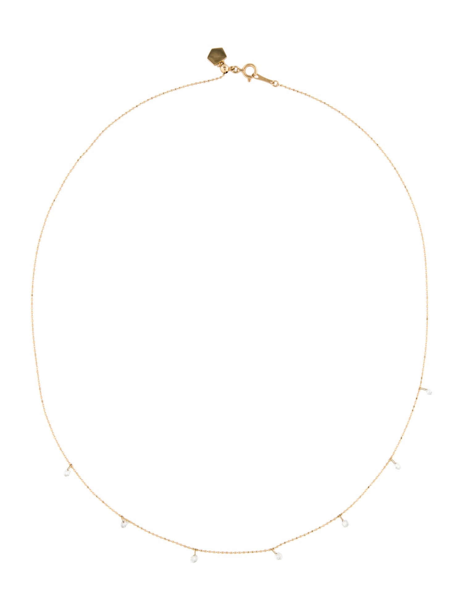 Graziela 18K Diamond Station Necklace