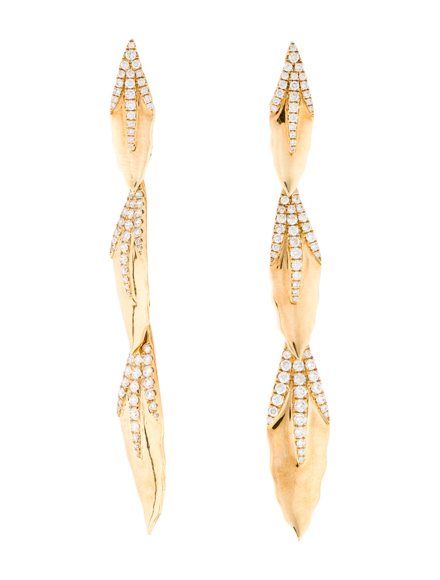 Graziela 18K 1.50ctw Diamond Árvore Detachable Drop Earrings