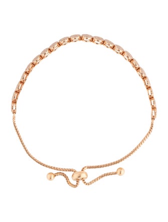 Graziela 18K 1.00ctw Diamond Cascade Disc Bolo Bracelet