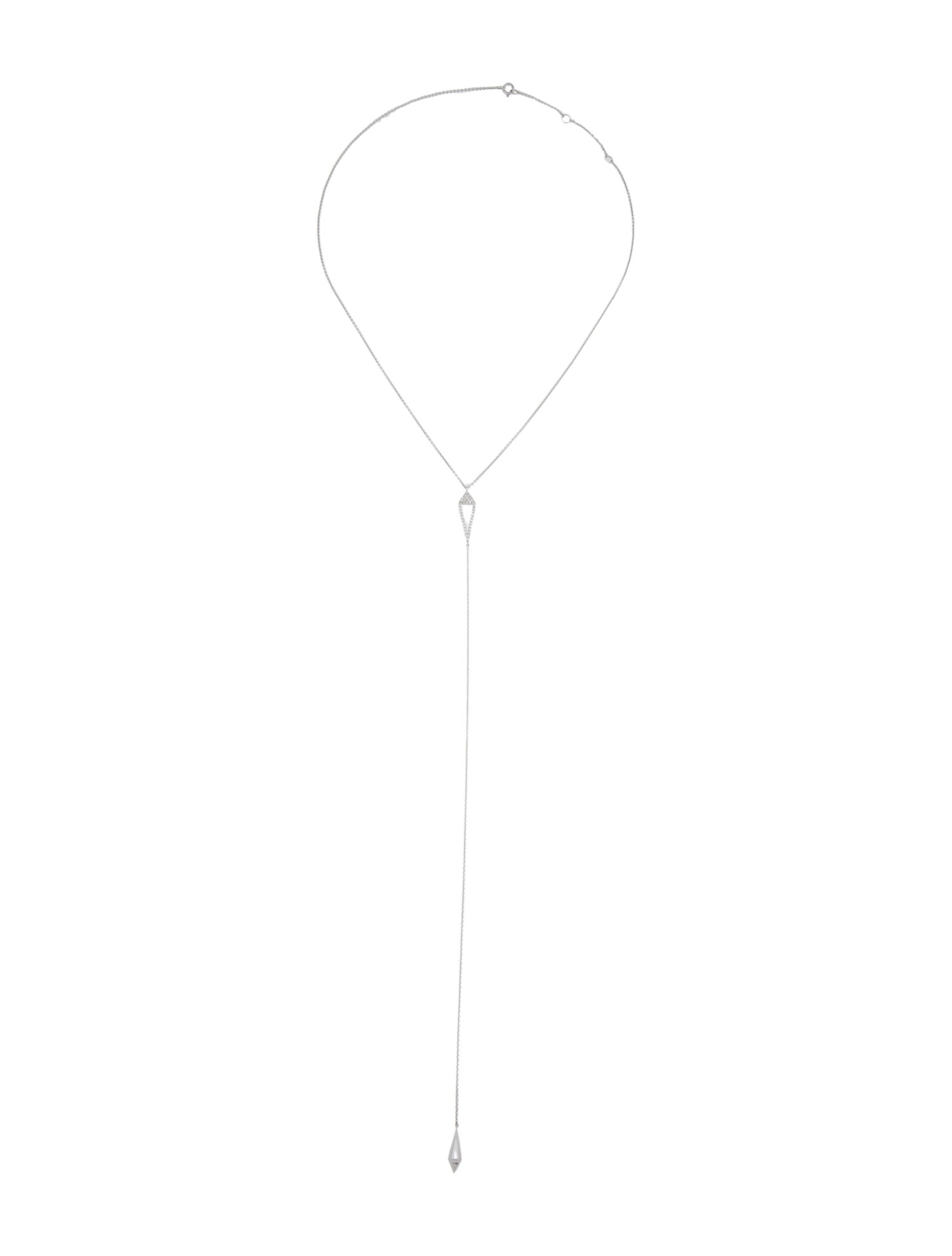 Graziela 14K Diamond Y Pendant Necklace