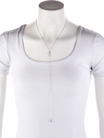 Graziela 14K Diamond Y Pendant Necklace