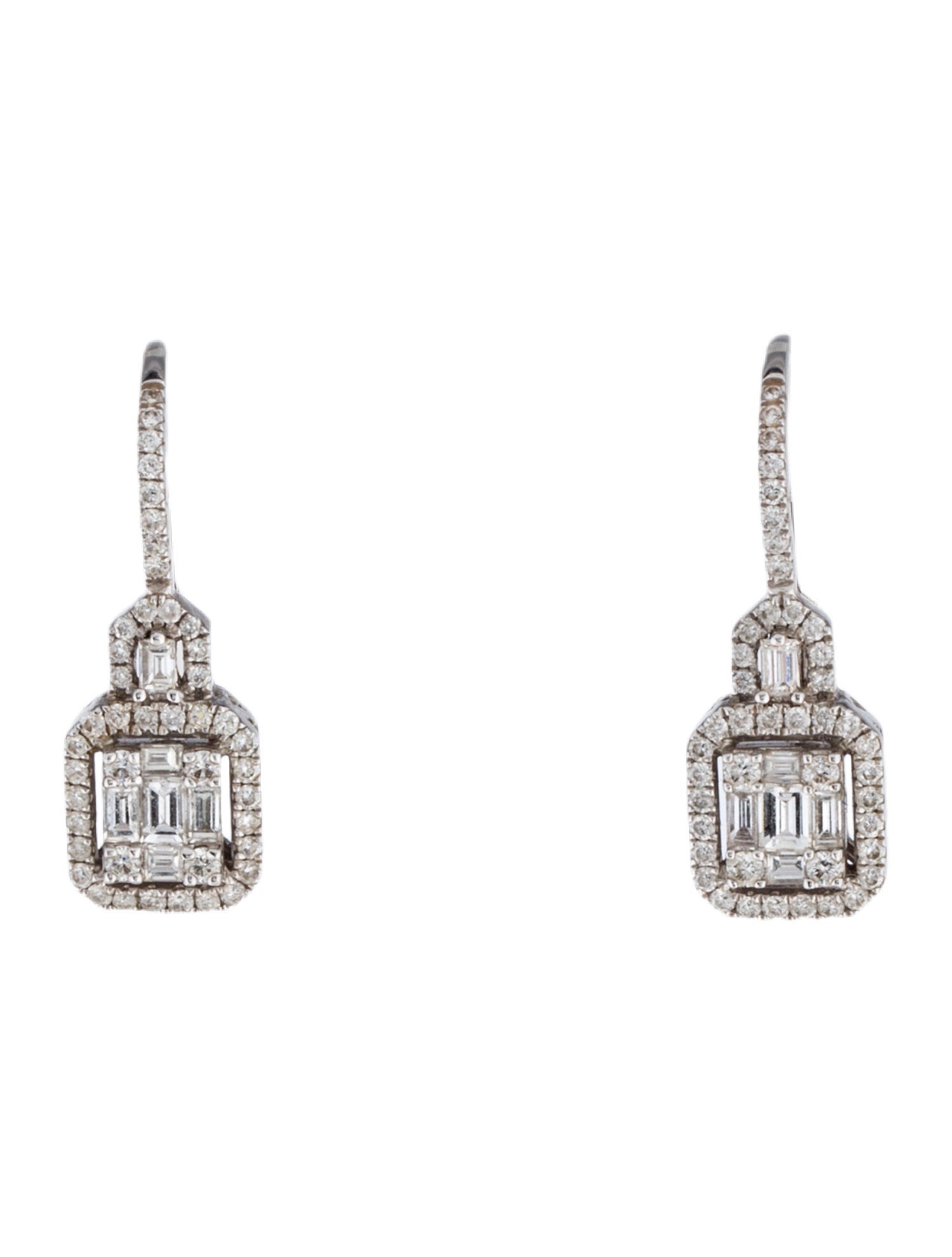Gregg Ruth 14K Diamond Mixed-Cut Drop Earrings