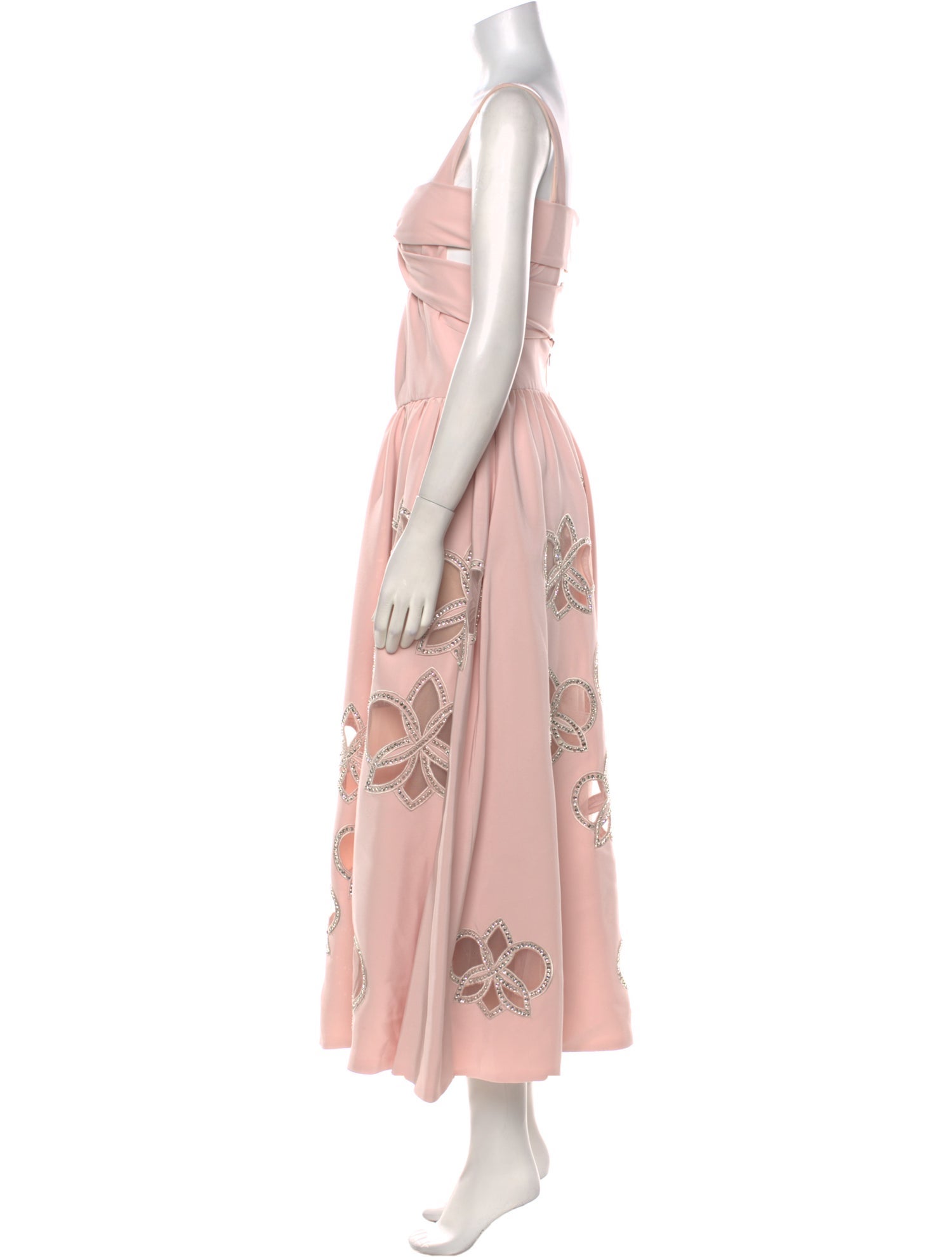 Georges Hobeika Square Neckline Long Dress