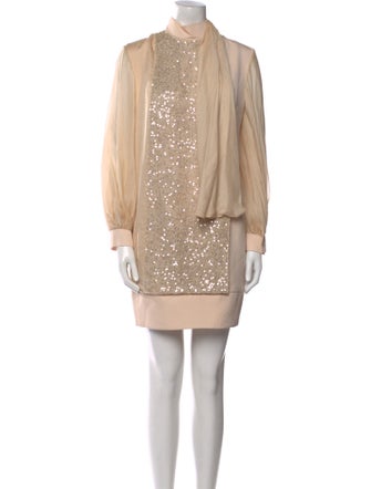 Georges Hobeika Silk Mini Dress