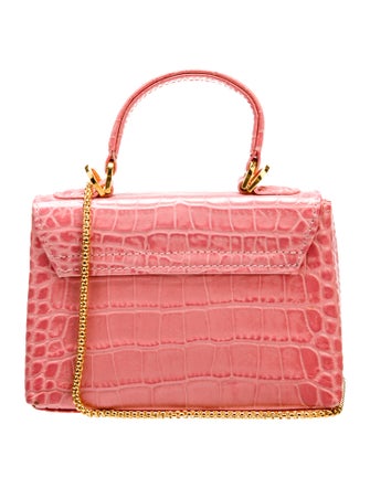 Georges Hobeika Embossed Leather Crossbody Bag