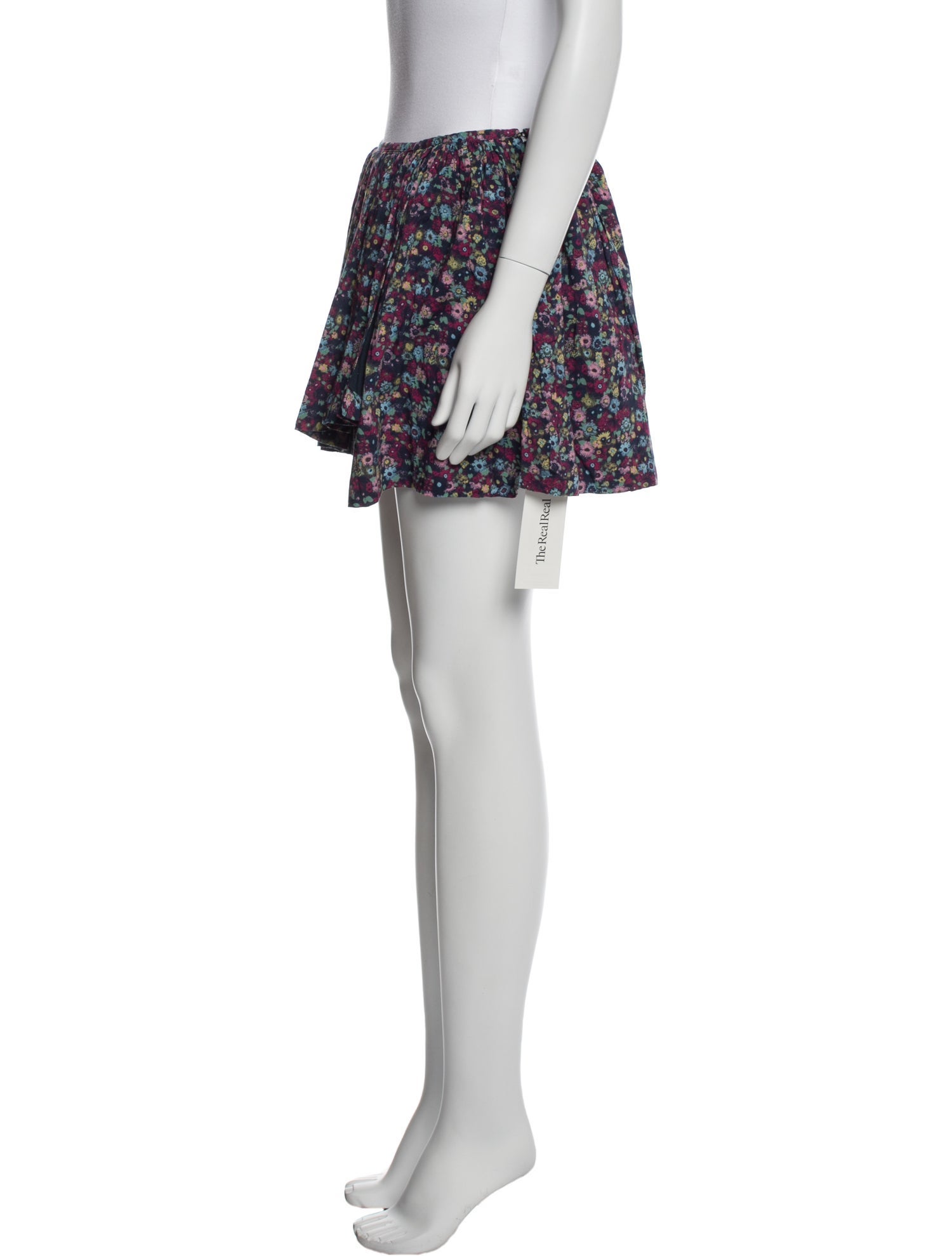 girl. by Band of Outsiders Floral Print Mini Skirt