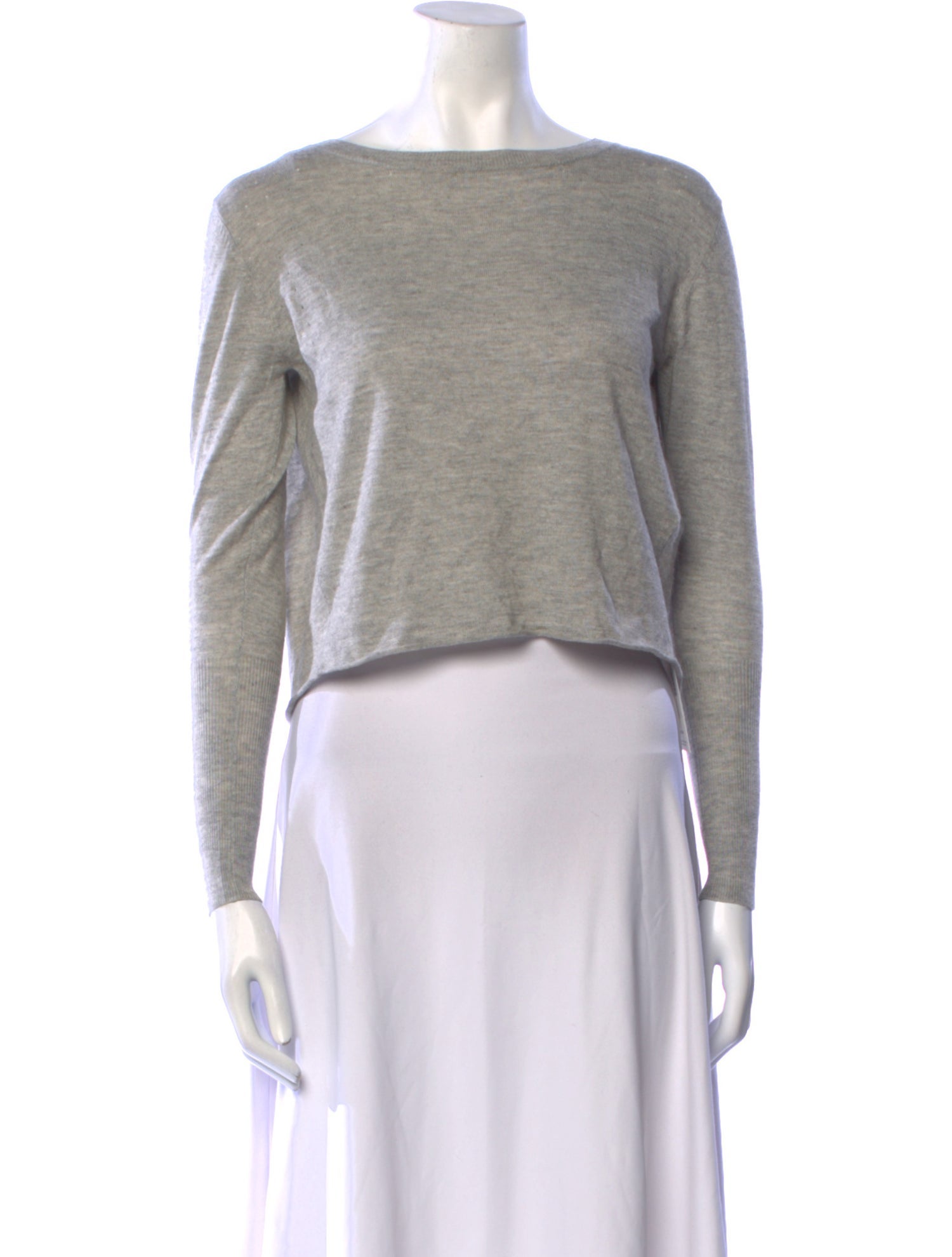 girl. by Band of Outsiders Silk Bateau Neckline Sweater