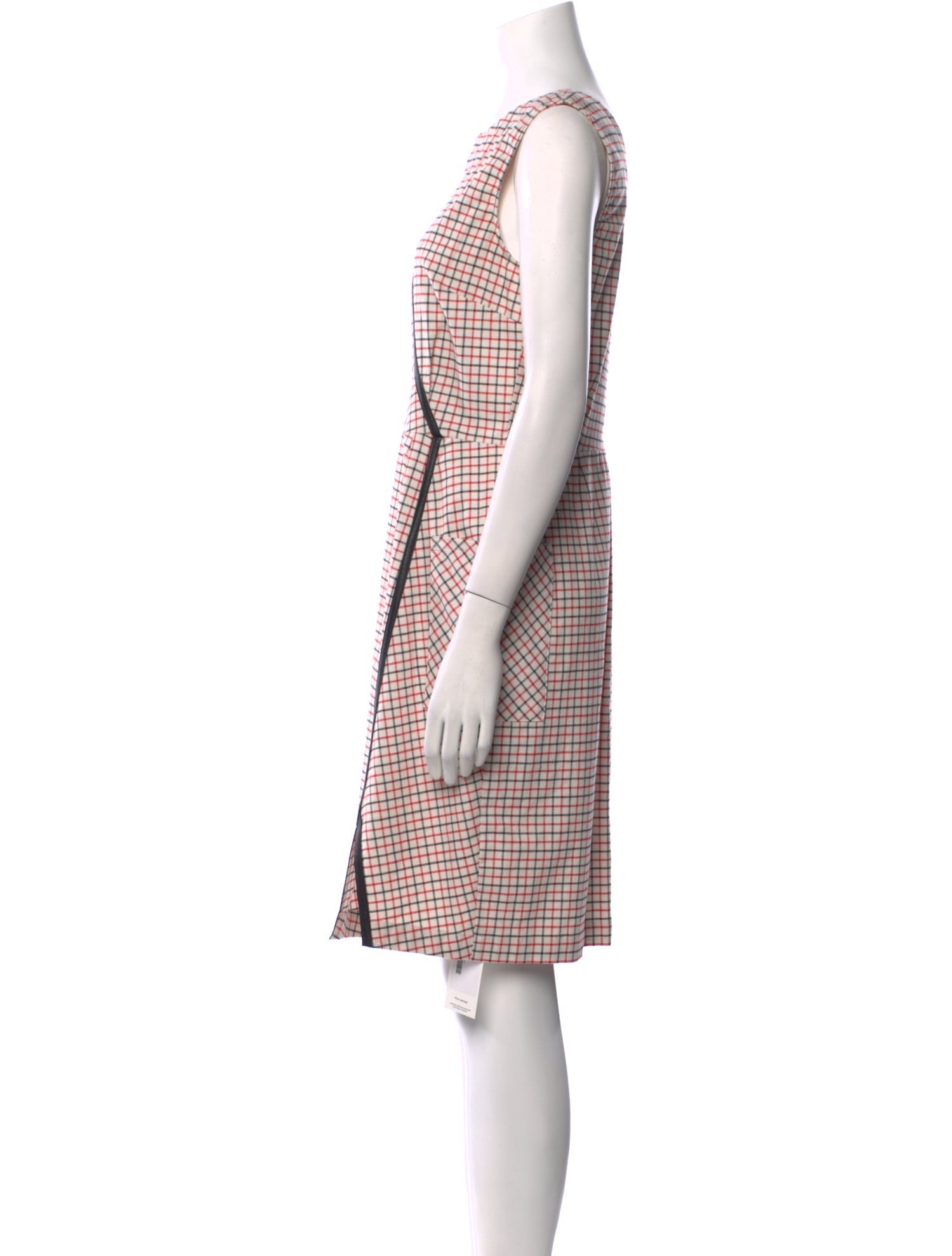 girl. by Band of Outsiders Plaid Print Knee-Length Dress