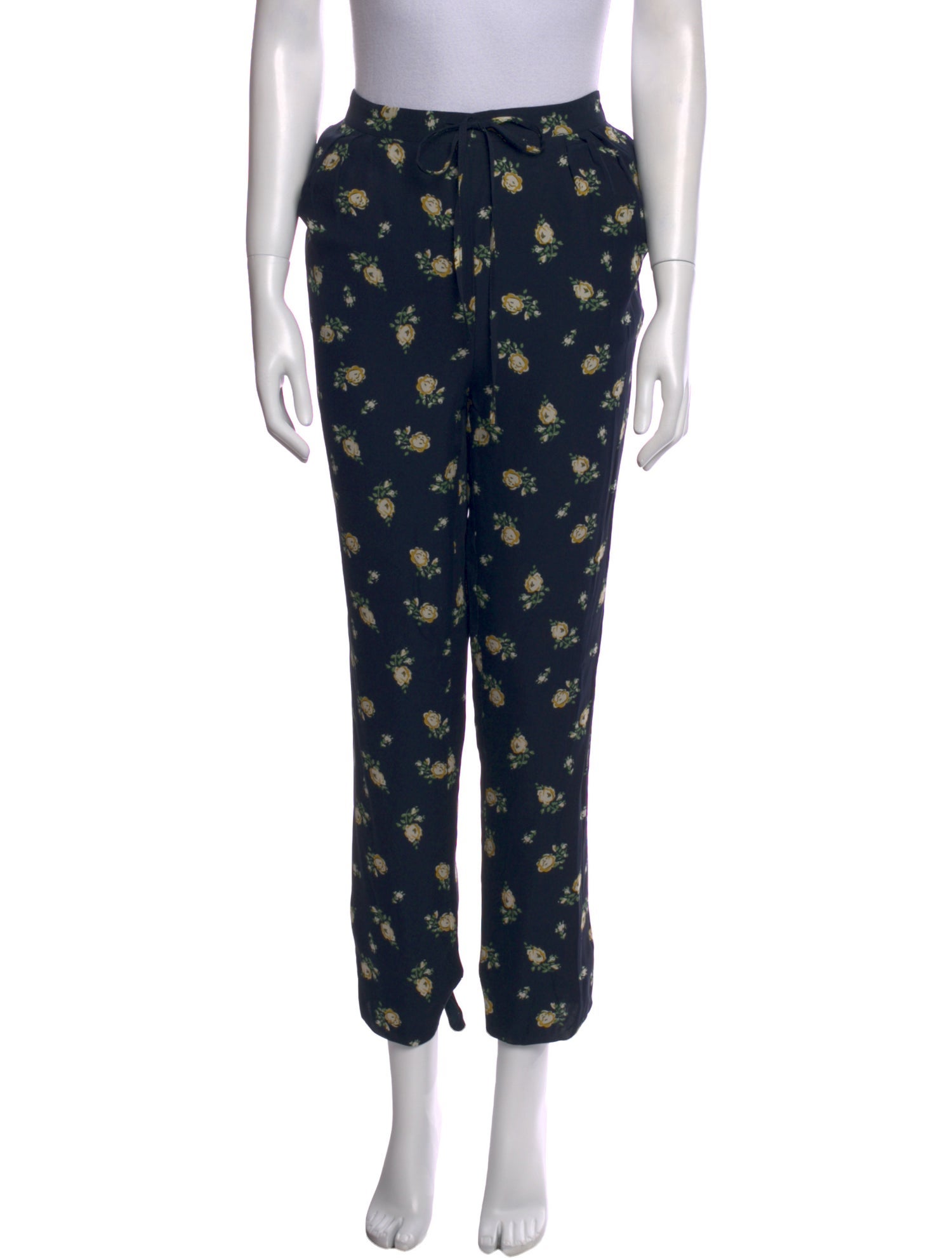 girl. by Band of Outsiders Silk Skinny Leg Pants