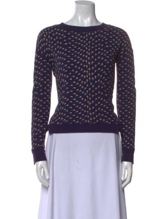 girl. by Band of Outsiders Printed Scoop Neck Sweatshirt