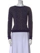 girl. by Band of Outsiders Printed Scoop Neck Sweatshirt