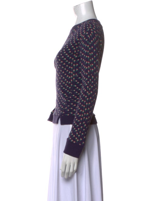 girl. by Band of Outsiders Printed Scoop Neck Sweatshirt