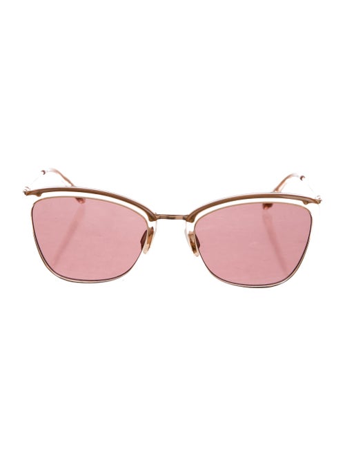Garrett Leight Louella Tinted Sunglasses Rose