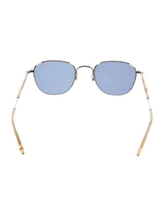 Garrett Leight Wayfarer Tinted Sunglasses