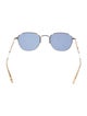 Garrett Leight Wayfarer Tinted Sunglasses