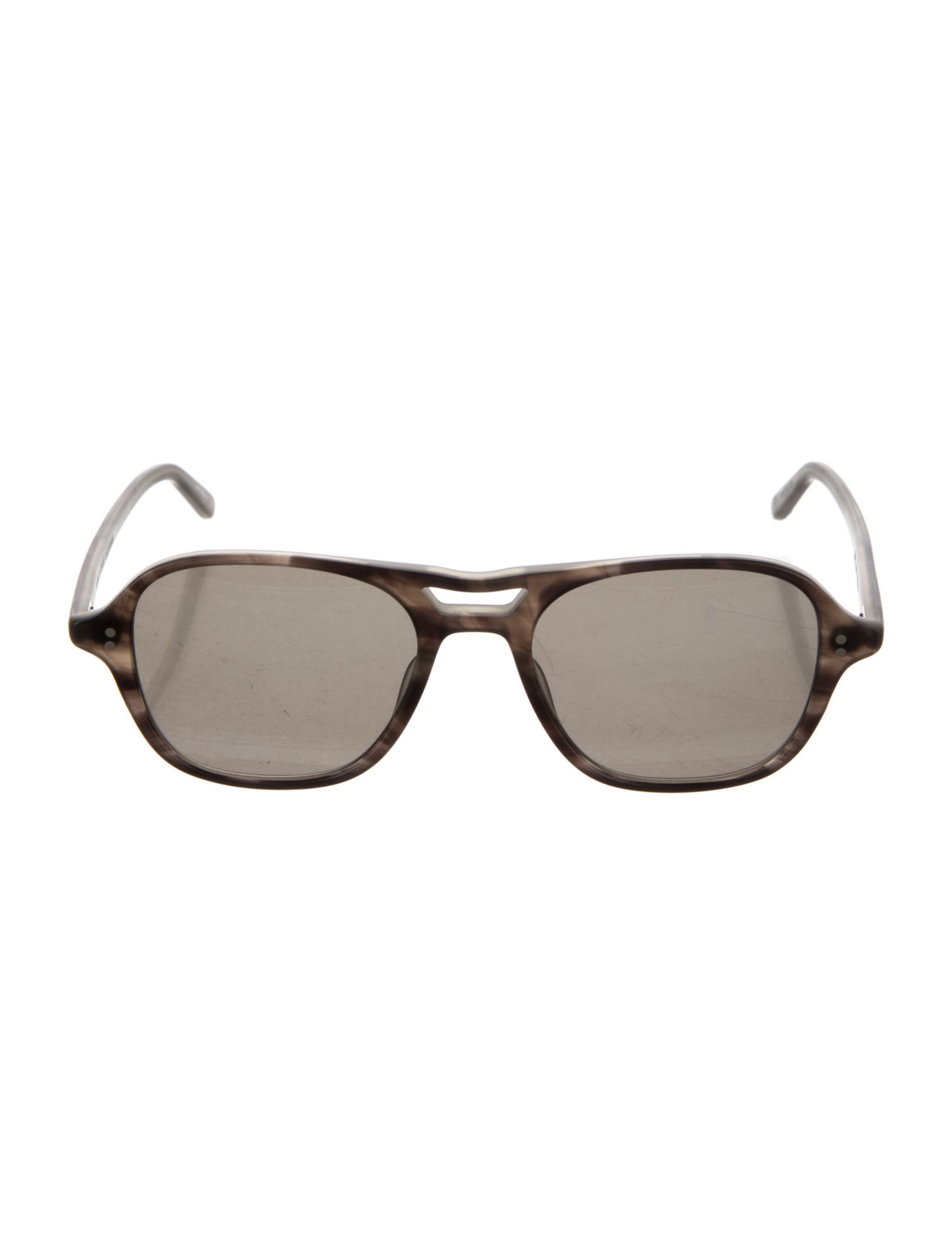 Garrett Leight Square Tinted Sunglasses