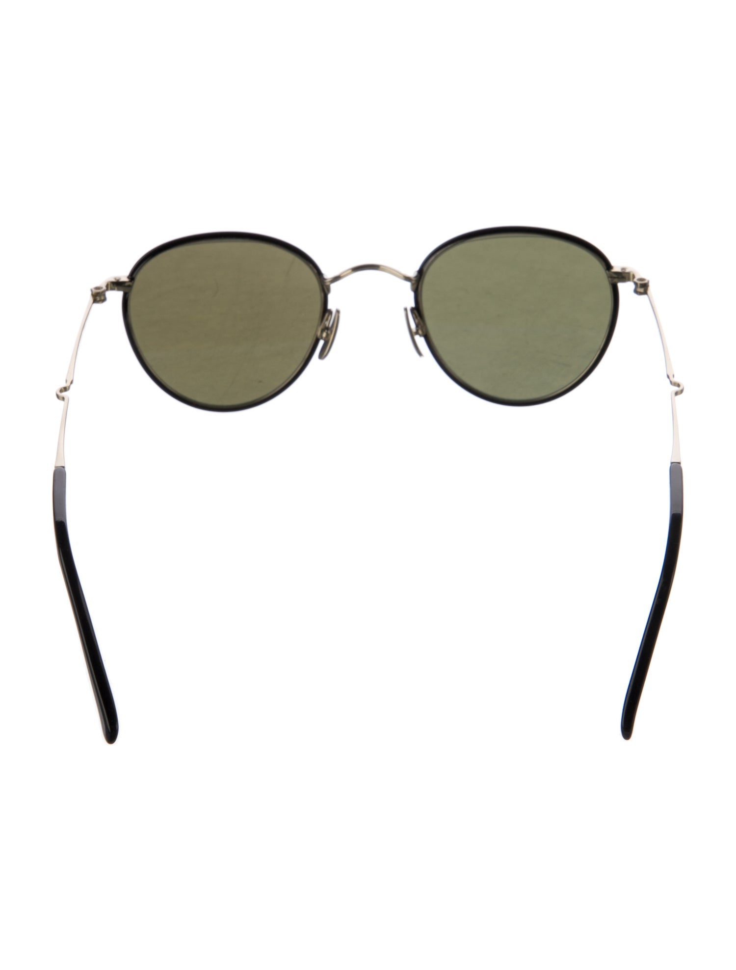 Garrett Leight Round Tinted Sunglasses