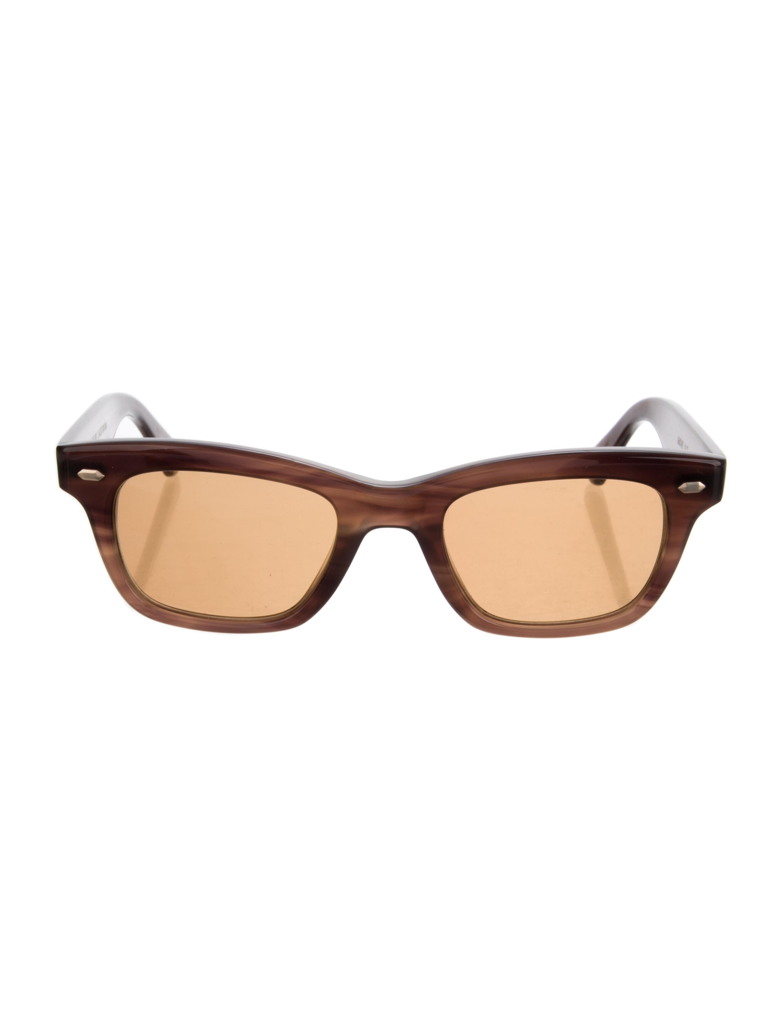 Garrett Leight Wayfarer Tinted Sunglasses