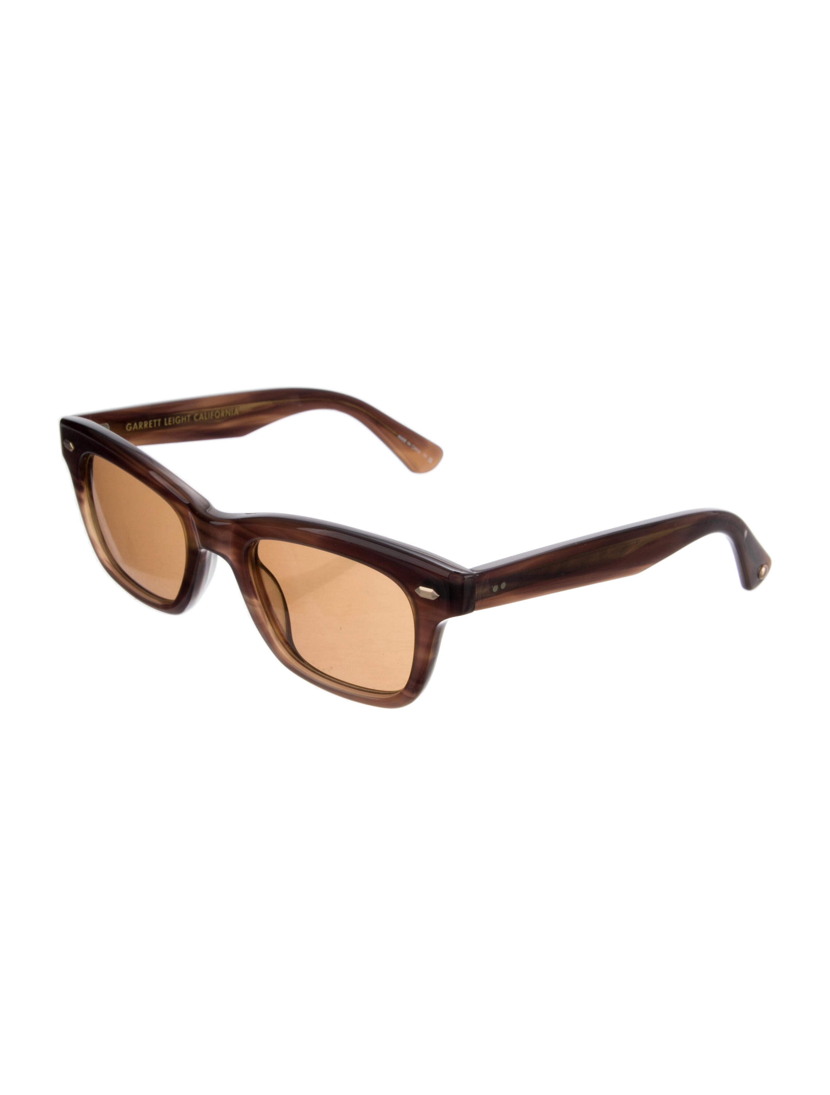 Garrett Leight Wayfarer Tinted Sunglasses