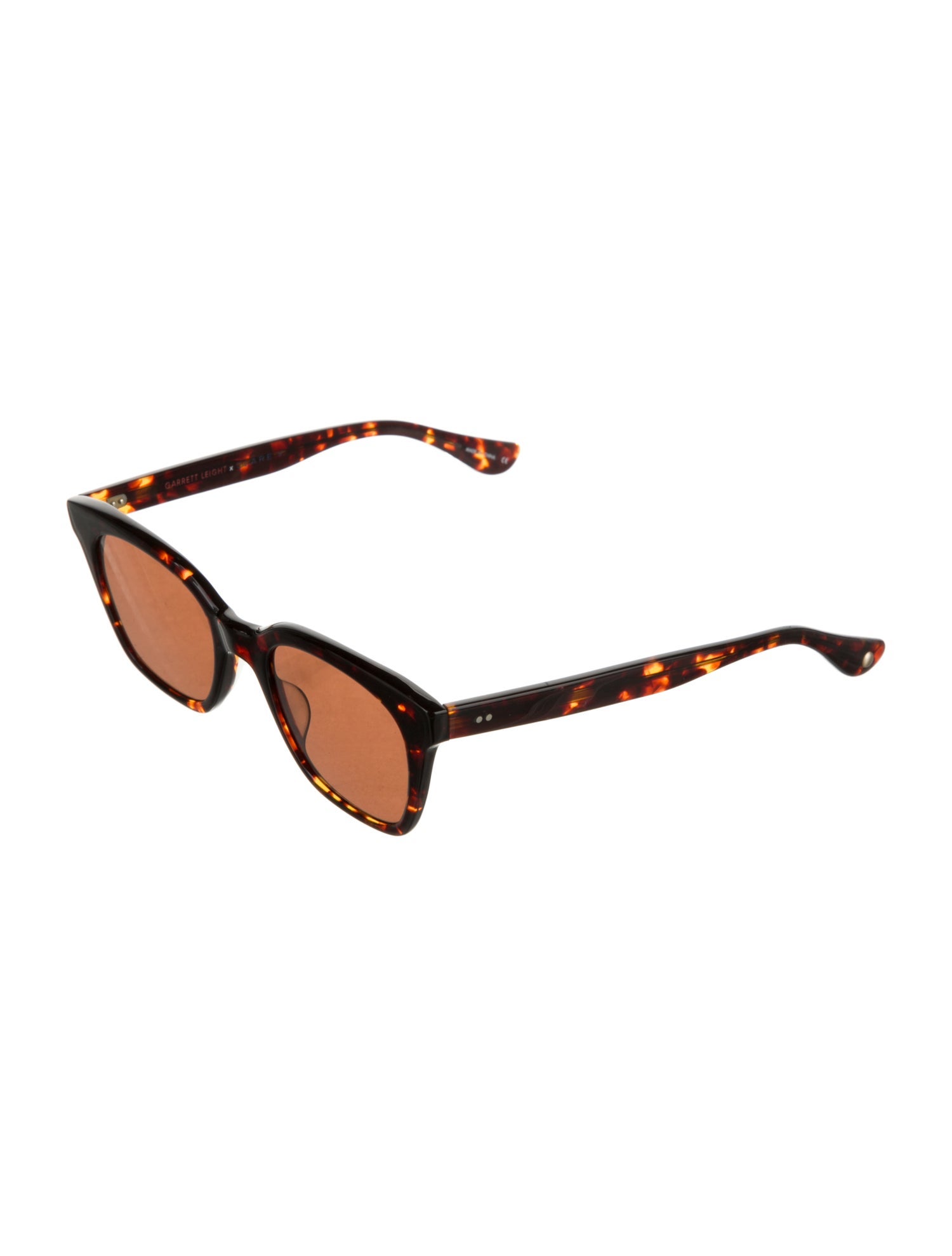 Garrett Leight Wayfarer Tinted Sunglasses