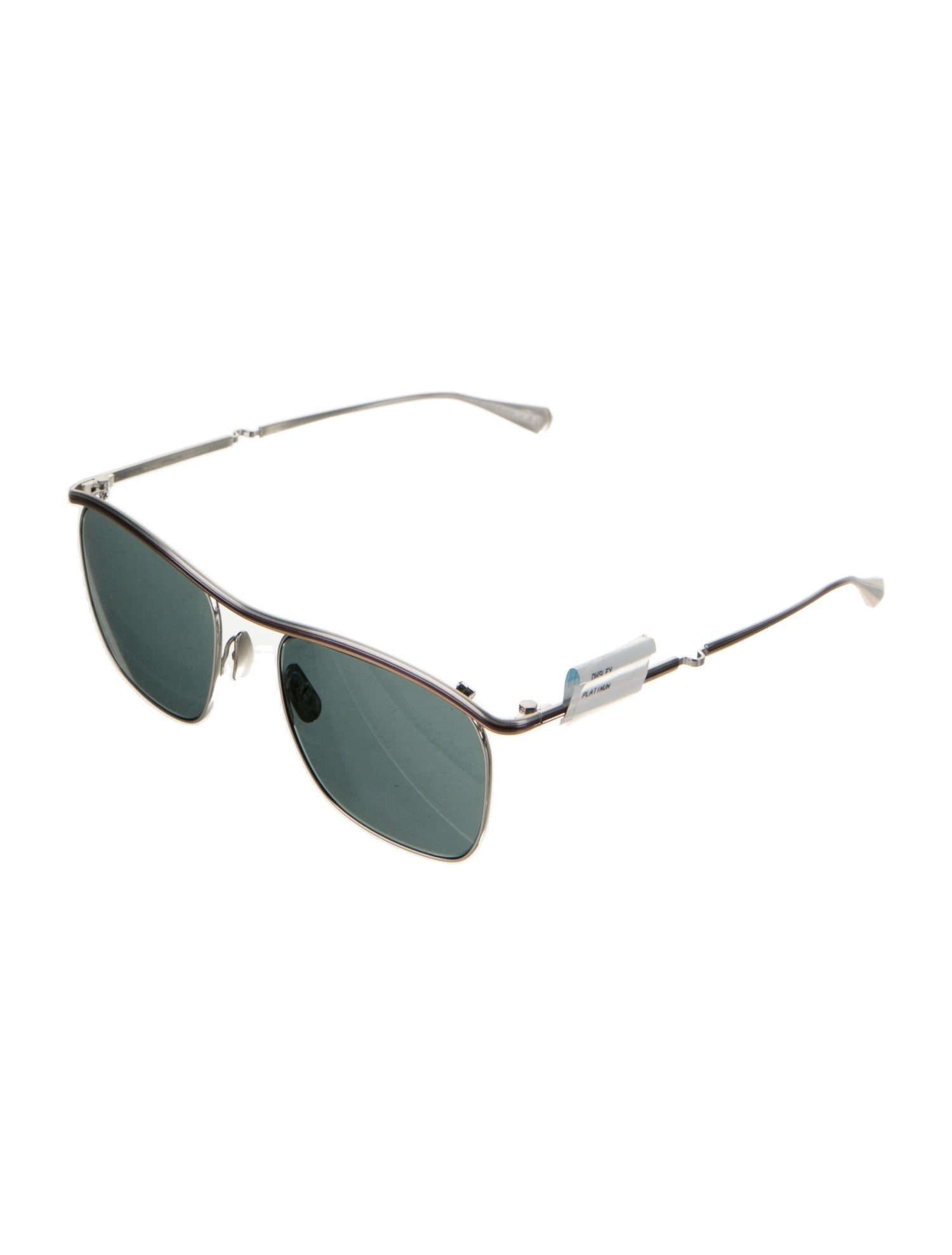 Garrett Leight Aviator Tinted Sunglasses