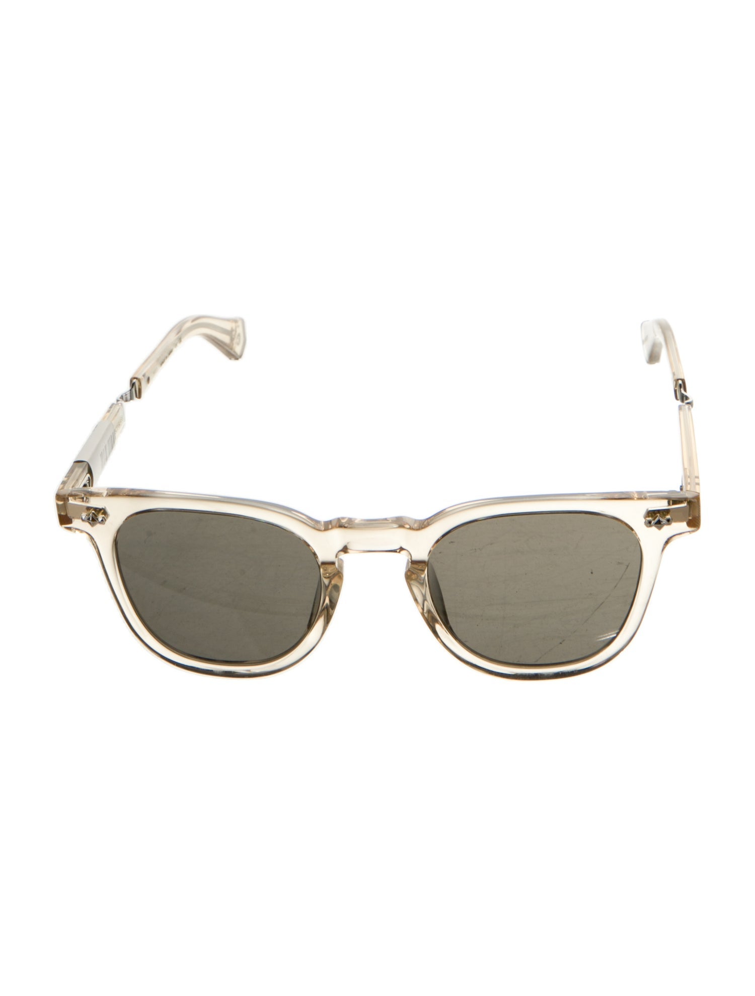 Garrett Leight Wayfarer Mirrored Sunglasses