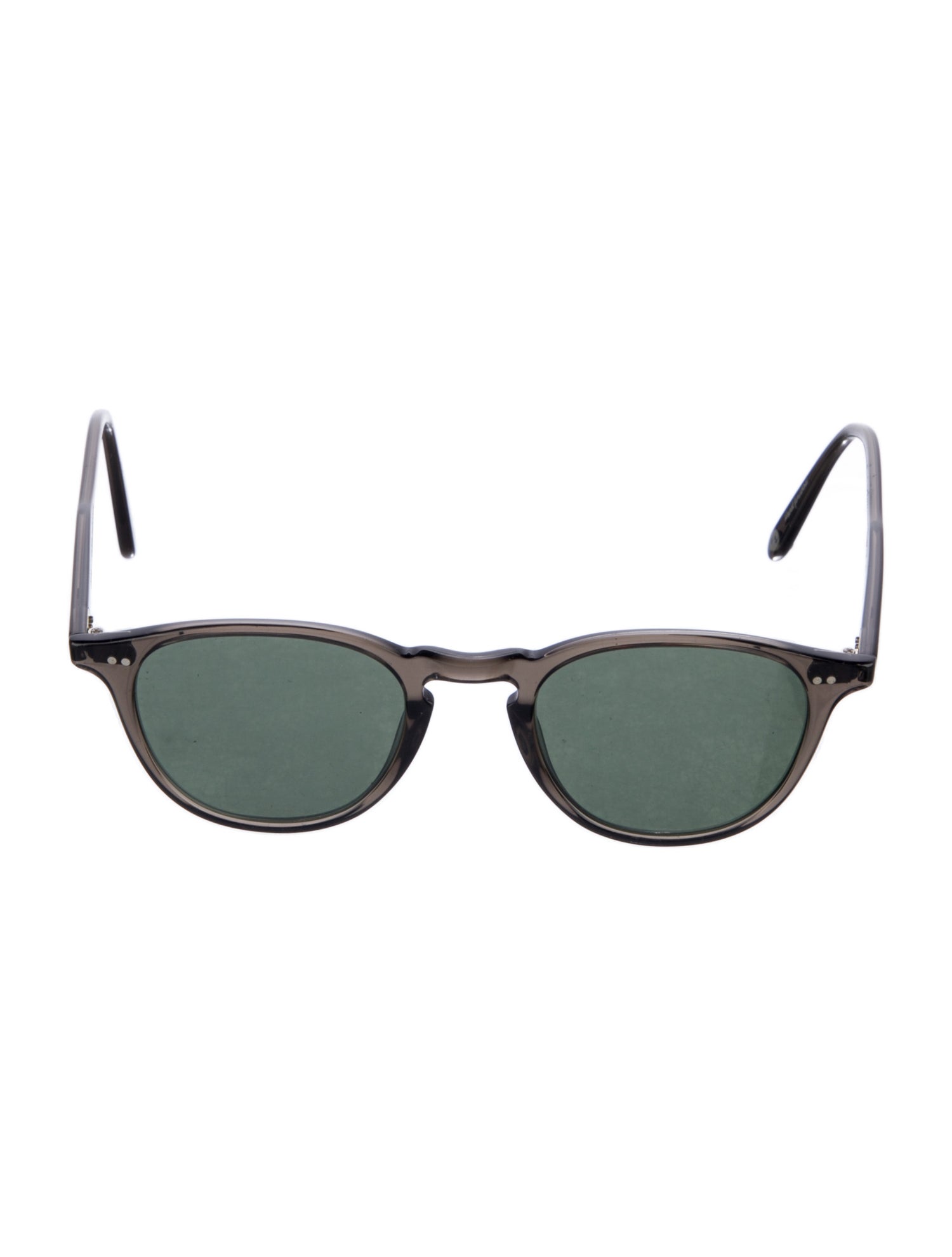 Garrett Leight Round Tinted Sunglasses