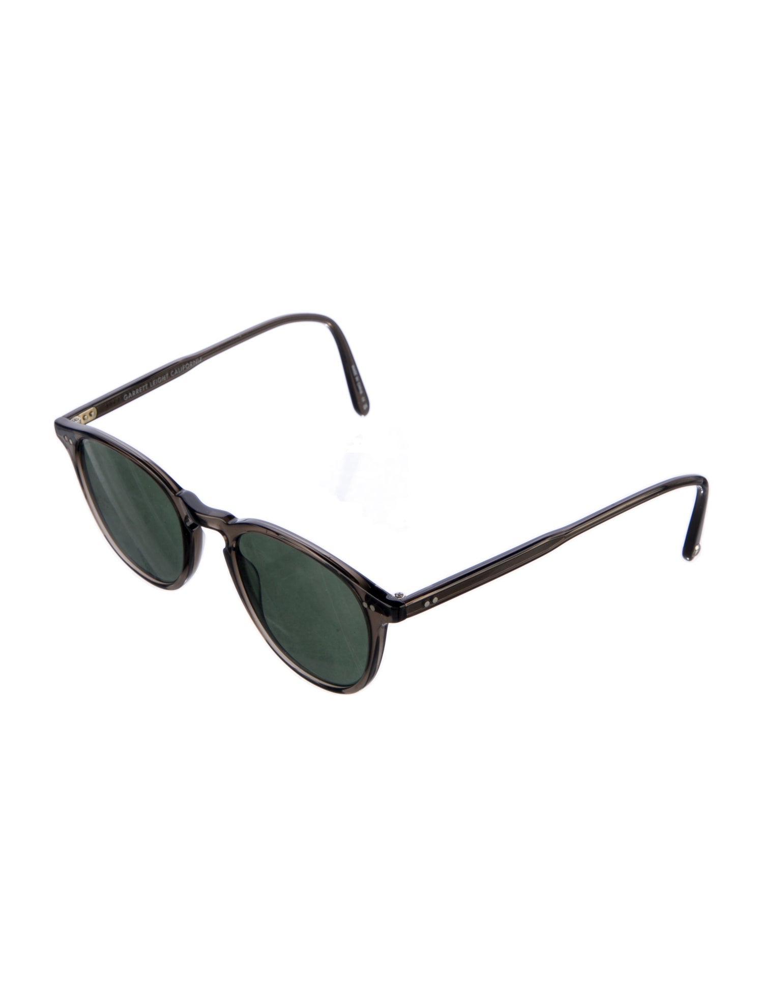 Garrett Leight Round Tinted Sunglasses