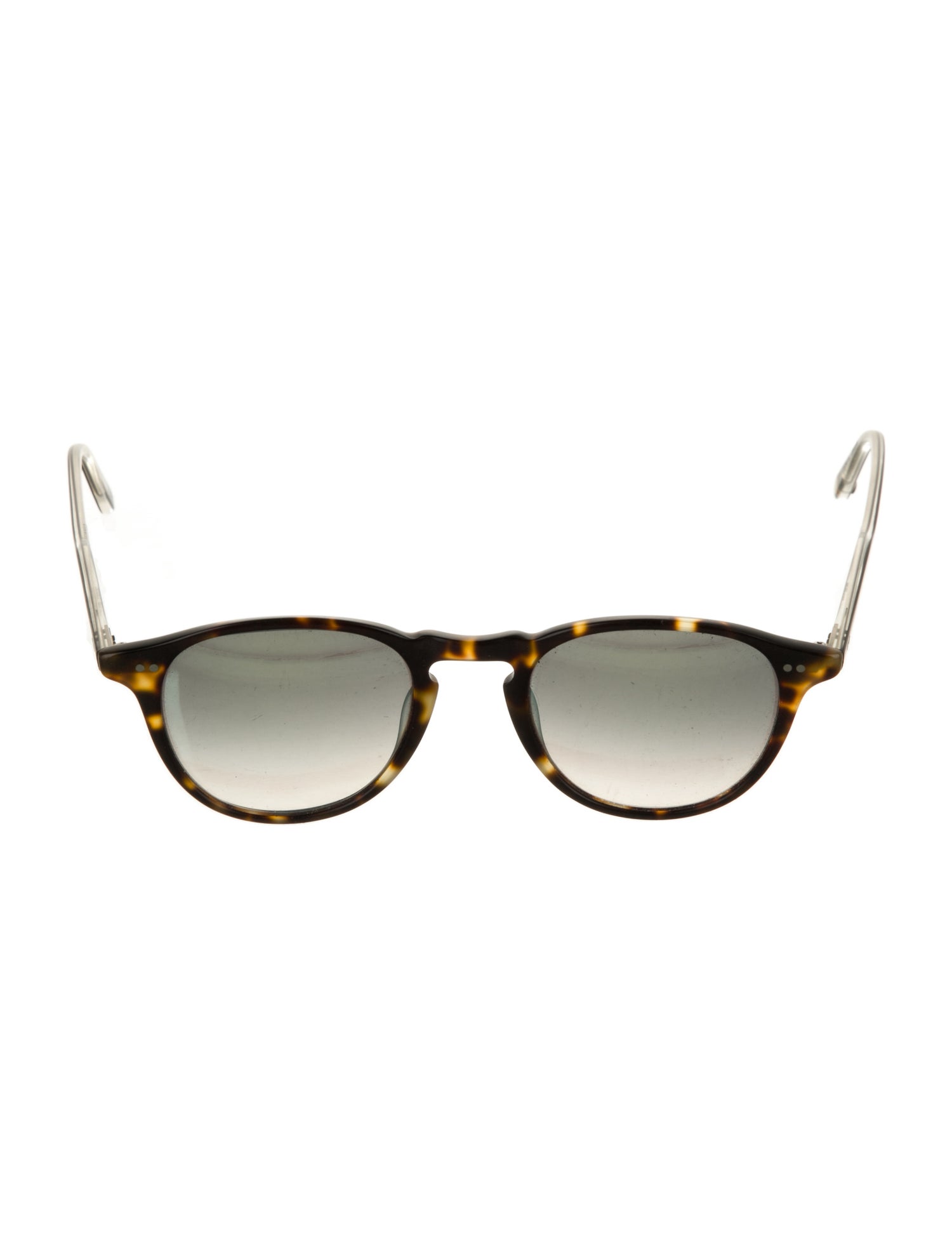 Garrett Leight Round Tinted Sunglasses