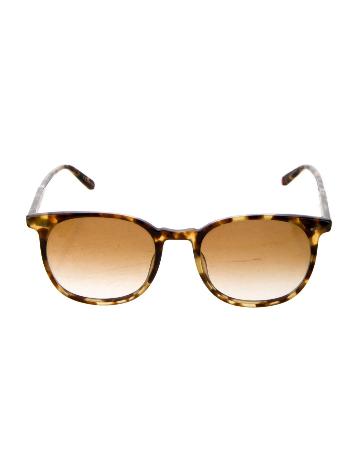 Garrett Leight Round Gradient Sunglasses