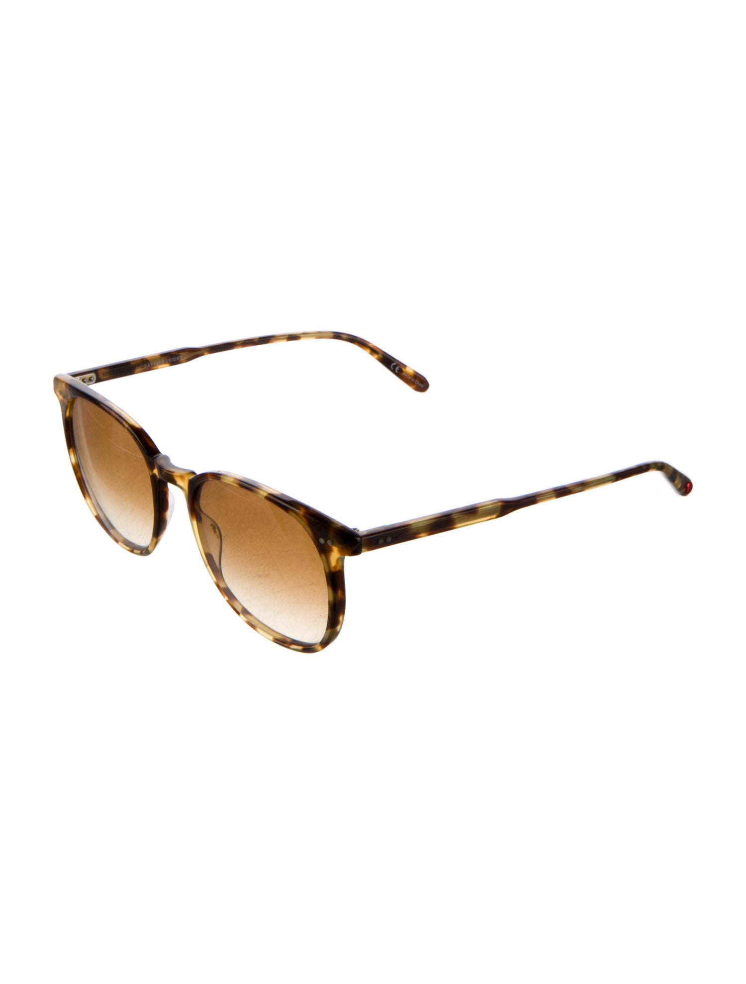 Garrett Leight Round Gradient Sunglasses