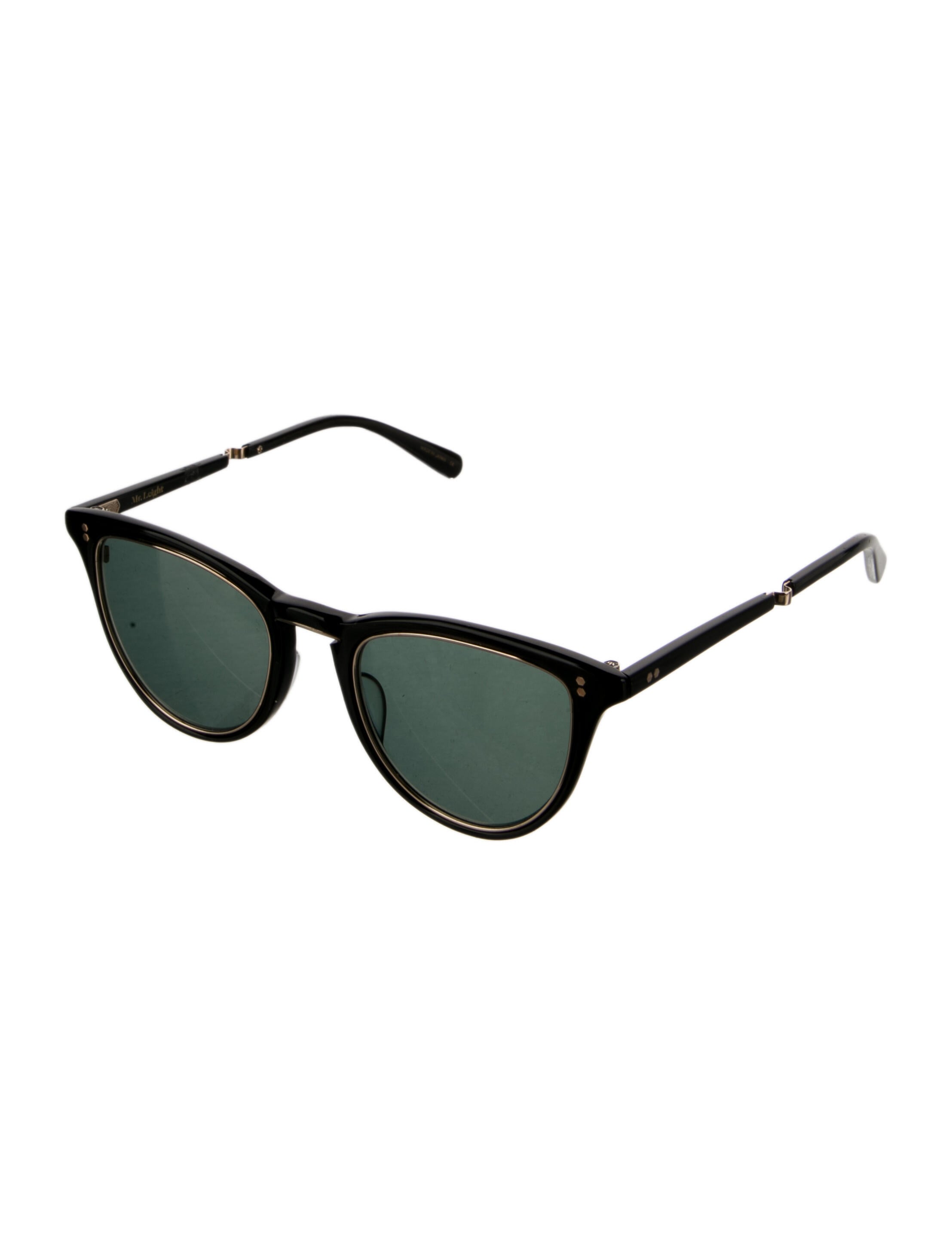 Garrett Leight Wayfarer Tinted Sunglasses