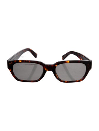 Garrett Leight Square Mirrored Sunglasses