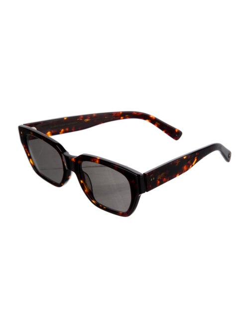Garrett Leight Square Mirrored Sunglasses