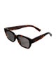 Garrett Leight Square Mirrored Sunglasses