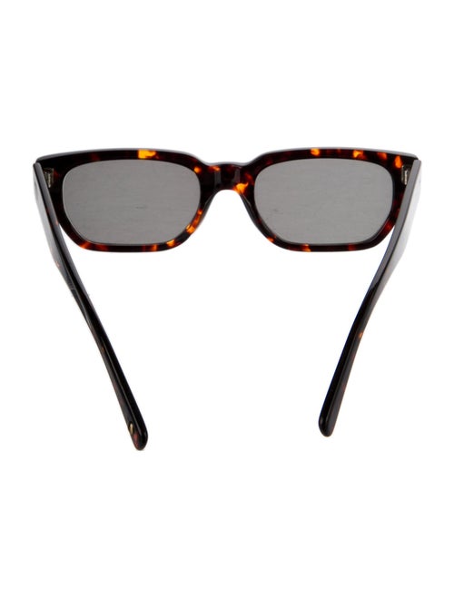Garrett Leight Square Mirrored Sunglasses