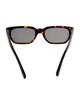 Garrett Leight Square Mirrored Sunglasses