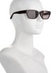 Garrett Leight Square Mirrored Sunglasses