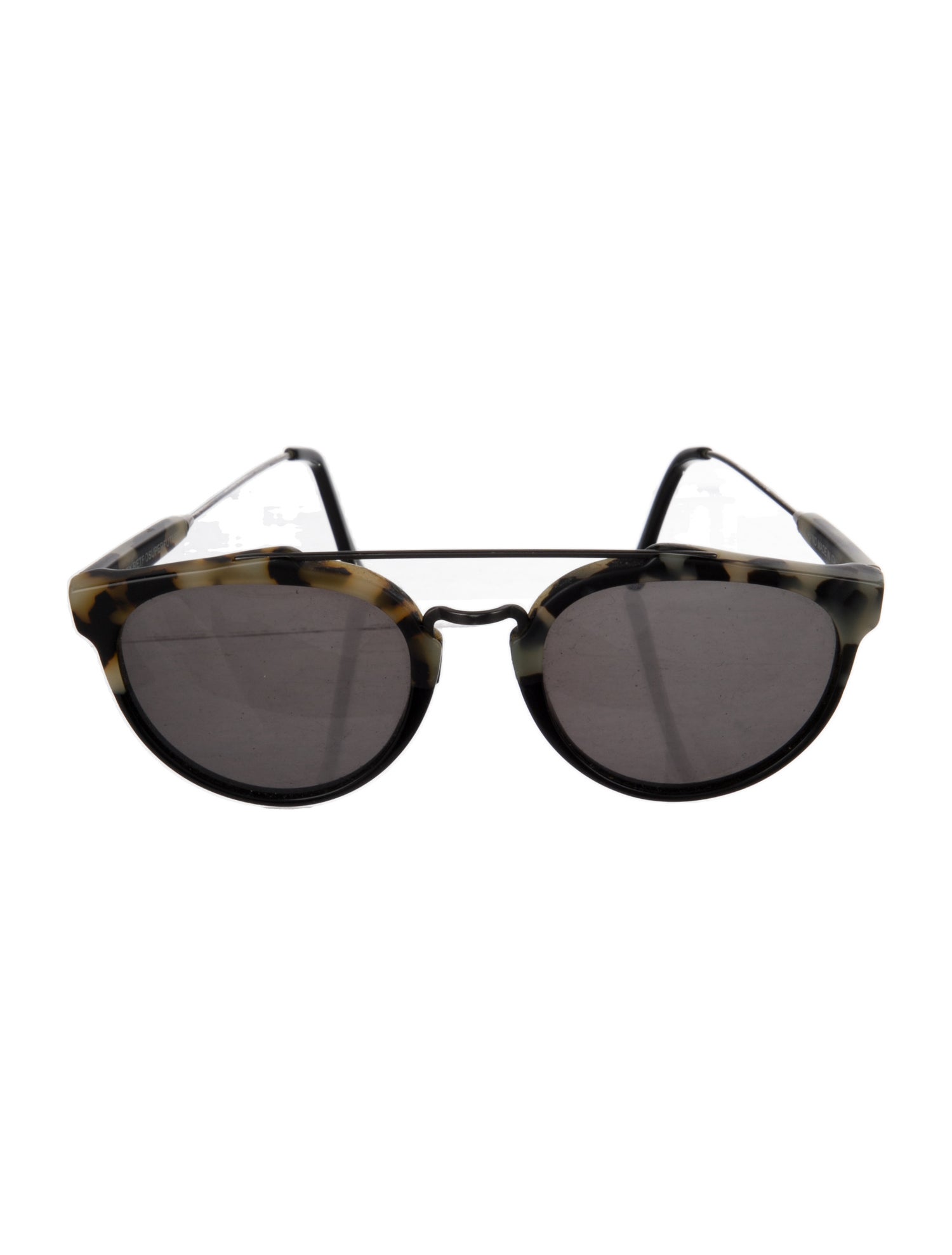 Garrett Leight Aviator Tinted Sunglasses