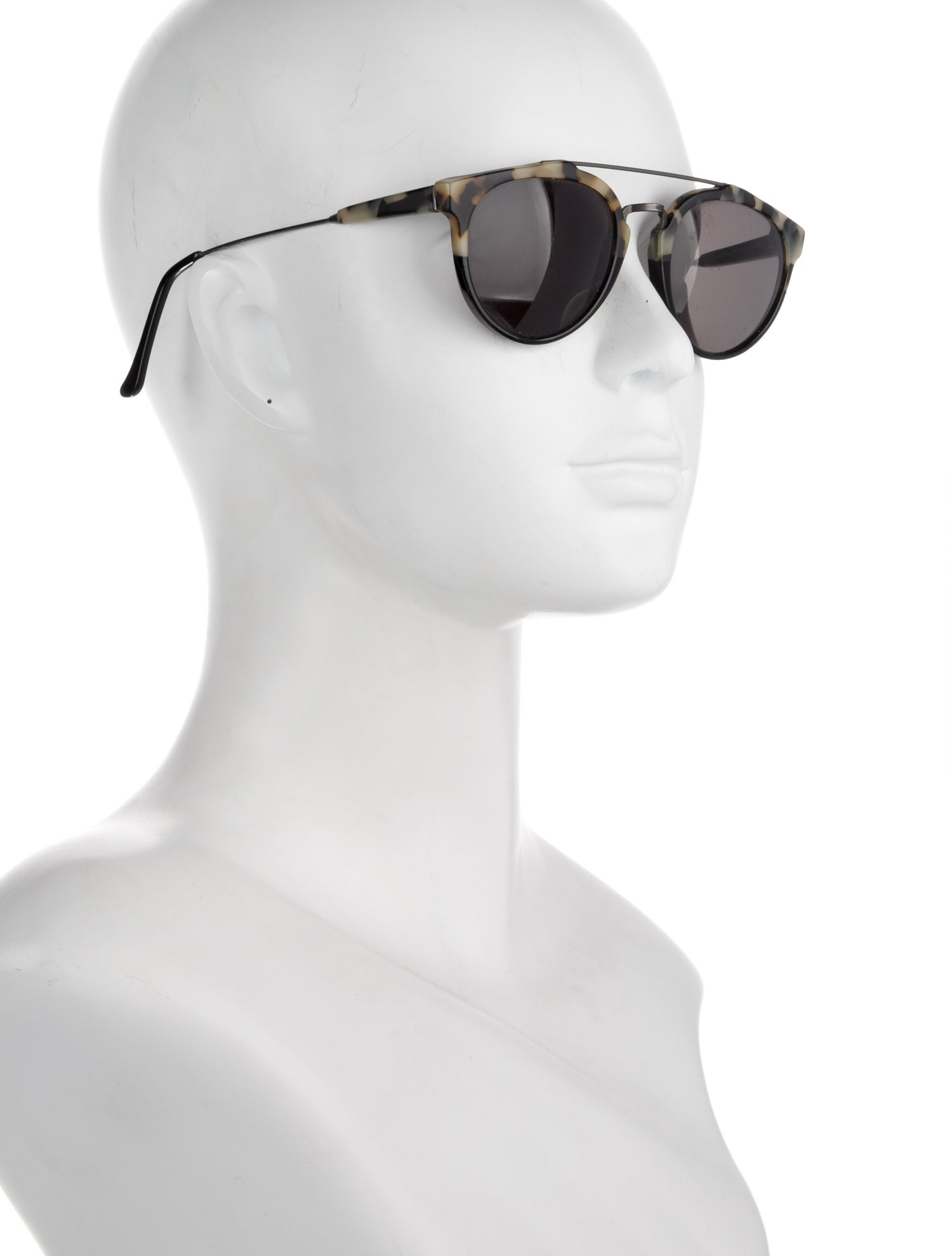 Garrett Leight Aviator Tinted Sunglasses