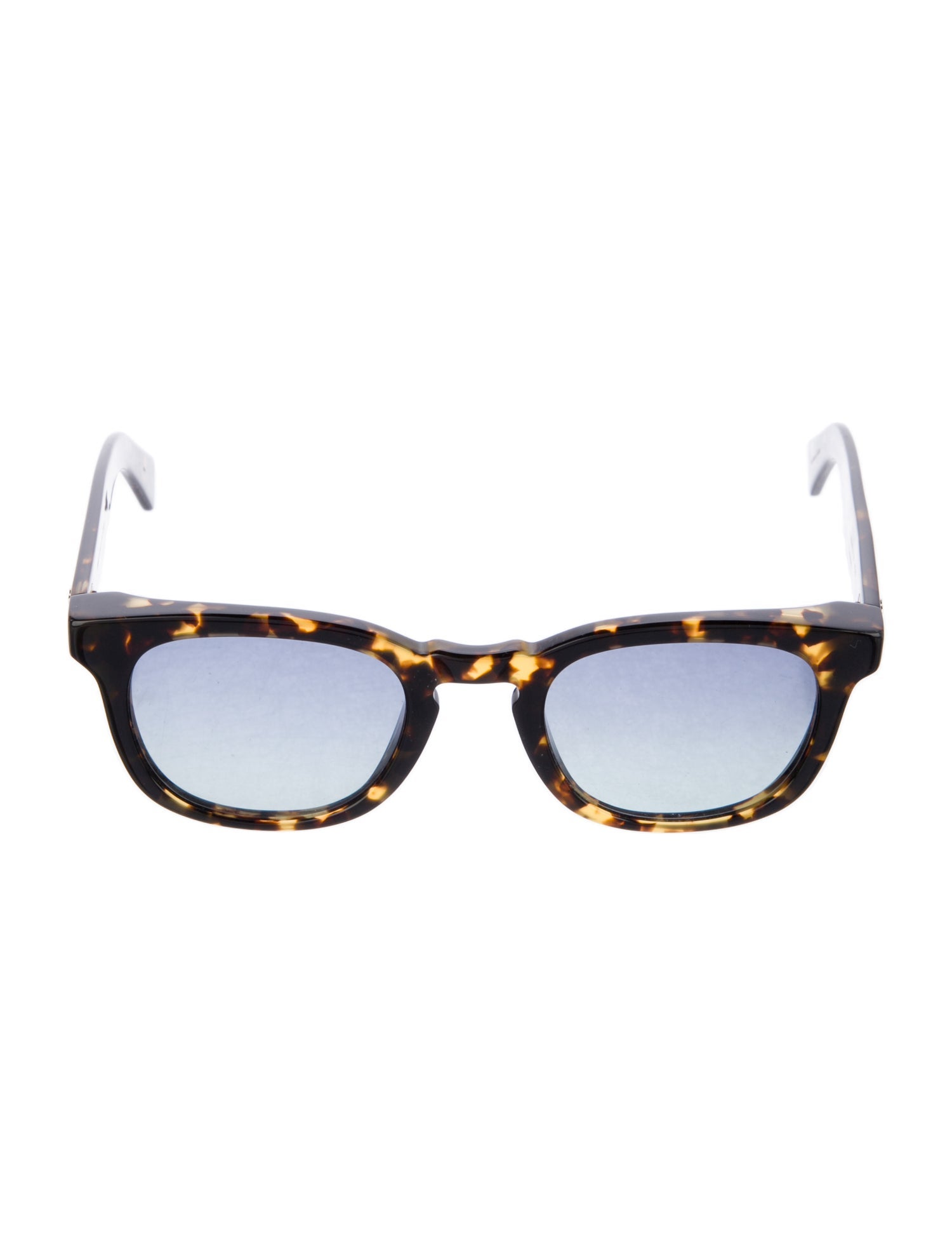 Garrett Leight Wayfarer Mirrored Sunglasses