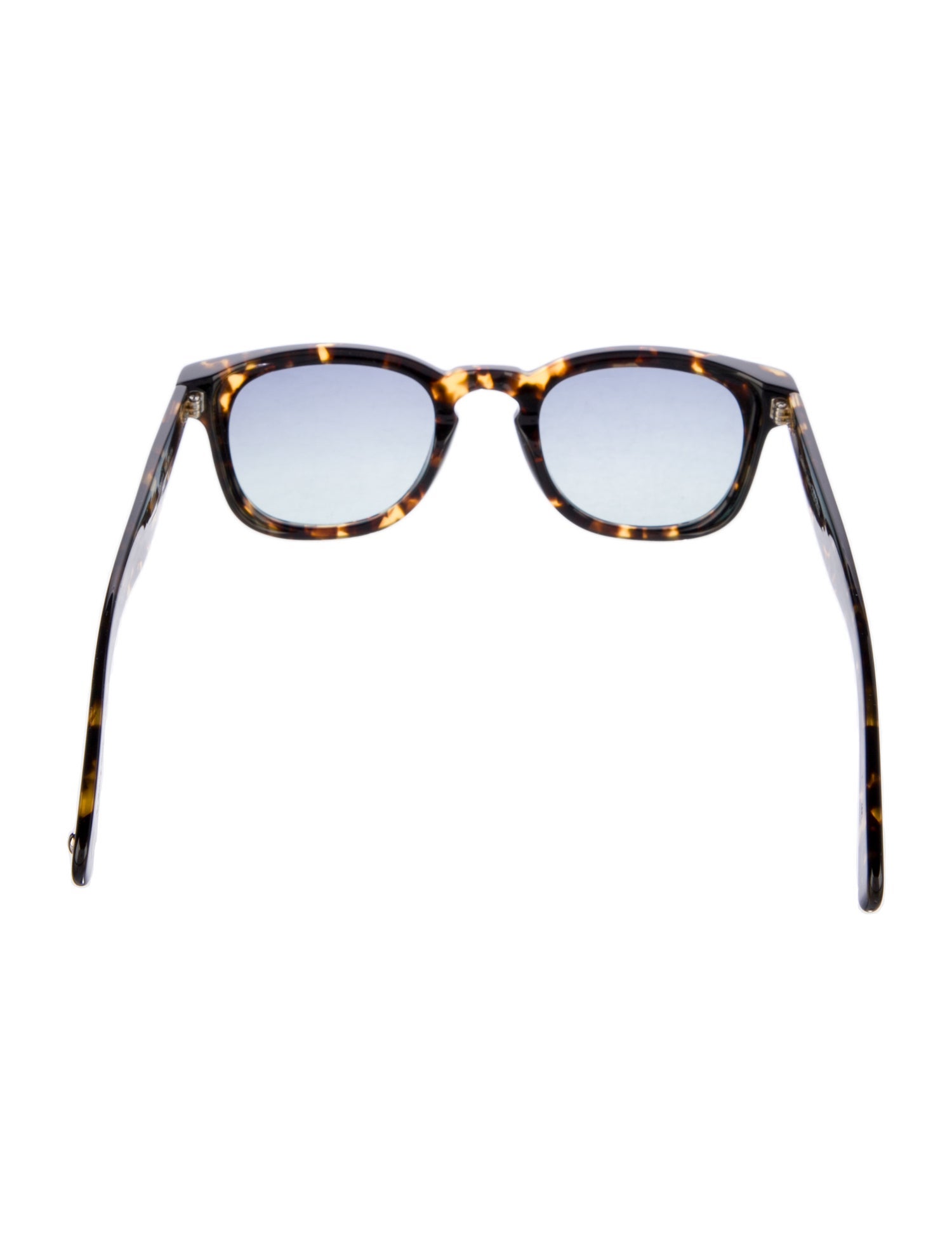Garrett Leight Wayfarer Mirrored Sunglasses